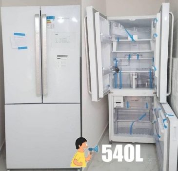 Geladeira Brastemp Frost Free Side Inverse 540 litros Branca com Ice Maker - BRO80AB