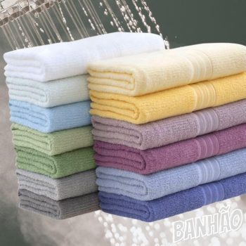 Jogo de Toalha Banhão Basics Branco 5 Peças - Casa e Conforto By Buddemeyer