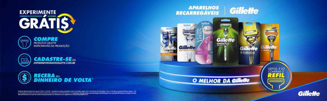 Experimente Grátis Gillette