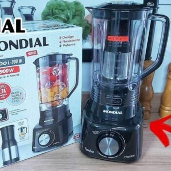 Liquidificador Turbo Full, Mondial, Preto, 900W, 220V - L-900 FB