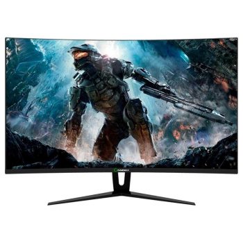 Monitor Gamer Curvo Gamemax 32 LED WQHD, 144Hz DisplayPort/HDMI, Freesync, Preto - GMX32CEWQ