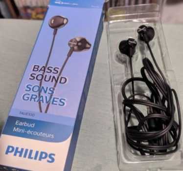 Philips Fone In Ear Preto Serie 1000 Taue100bk/00