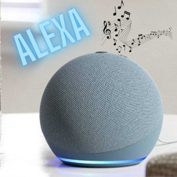 Smart Speaker Amazon Echo 4ª Geração com Hub de Casa Inteligente e Alexa – Azul