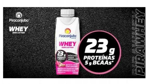 Piracanjuba Whey Zero Lactose Sabor Batata Doce com Gengibre 250ml