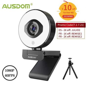 Webcam Ausdom AF660 1080p 60fps