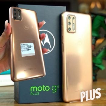 Smartphone Moto G9 Plus Ouro Rosê, com Tela de 6,8, 4G, 128GB e Câmera Quádrupla de 64MP + 8MP + 2MP + 2MP - XT2087-1