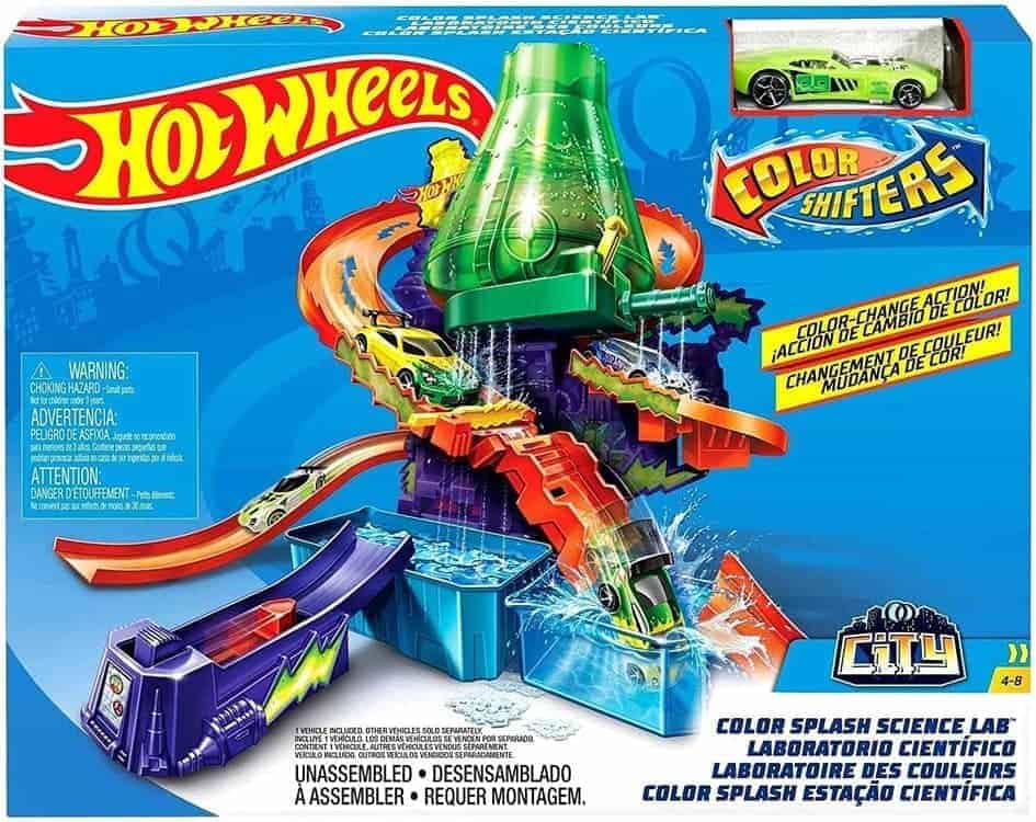 Pista Hot Wheels com Estação Cientifica, Mattel