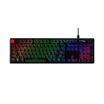 Teclado Mecânico Gamer HyperX Alloy Origins PBT, RGB, Switch Blue, ABNT2