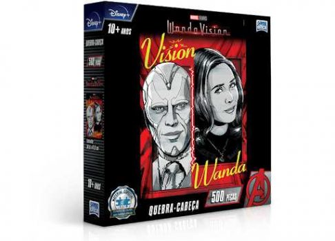 Wanda Vision - Quebra-Cabeça - 500 Peças, Toyster Brinquedos, Multicor