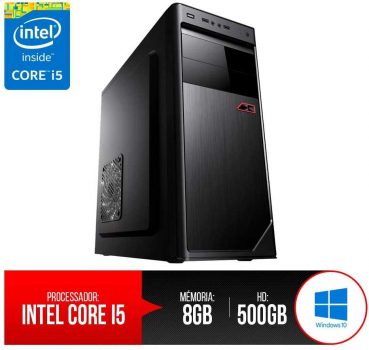 PC Intel Core i5, 8GB RAM DDR3, HD 500GB - Nfe Inclusa