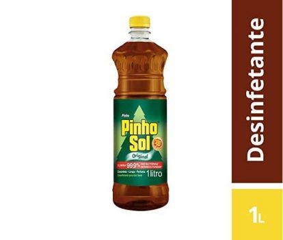 2 Un. Desinfetante Pinho Sol Original 1L