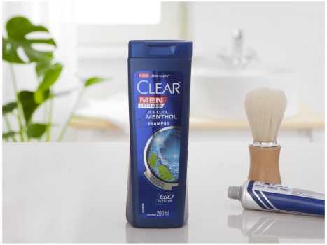 Shampoo Anticaspa Clear Men Ice Cool Menthol 200Ml
