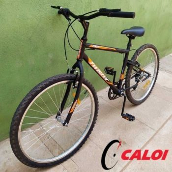 Bicicleta Aro 26 Caloi Twister Easy Freio V-Brake - 7 Marchas