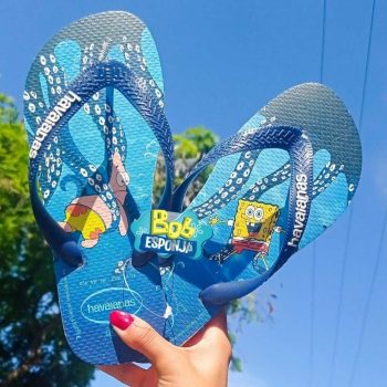 Chinelo Kids Top Spongebob, Havaianas, Adulto Unissex