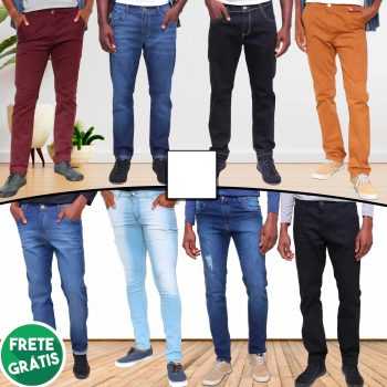 Calça Jeans ou Sarja Coffee  36 até 48 - Filtre pelo tamanho