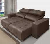 Sofá Retrátil Reclinável 1,98m Cama Istambul Mamflex