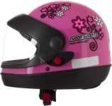 Pro Tork Capacete Sport Moto For Girls 58 Rosa