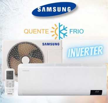 Ar Condicionado Split High Wall Inverter Samsung Ultra Quente e Frio 9000 BTUs AR09TSHZDWKNAZ 220V 220V