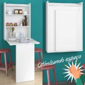 Armário com Mesa Dobrável de Parede - Multimóveis