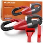 Aspirador de Pó Multilaser Automotivo 1500pa 12v 60w Solido Liquido Vermelho AU607