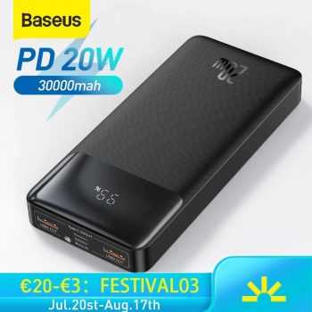 Baseus PowerBank 20000Mah QC 3.0