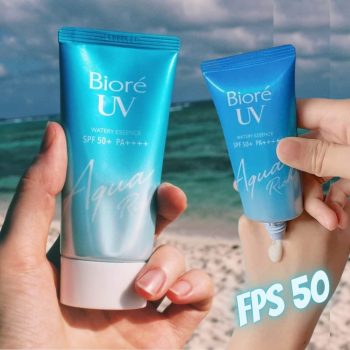 Bioré Uv Aqua Rich Watery Essence Kit com Dois Protetores Solares