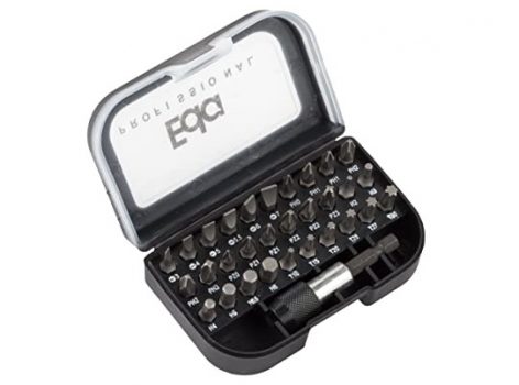 Bits para furadeira com 31 peças, Eda, 8ZP, Preto