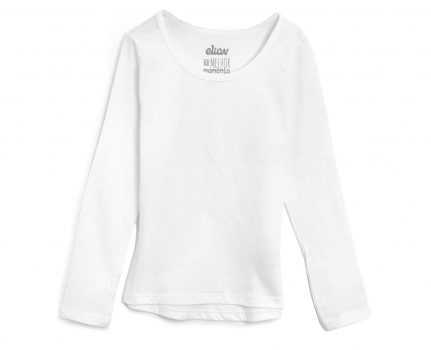 Blusa Elian Menina Lisa Branca
