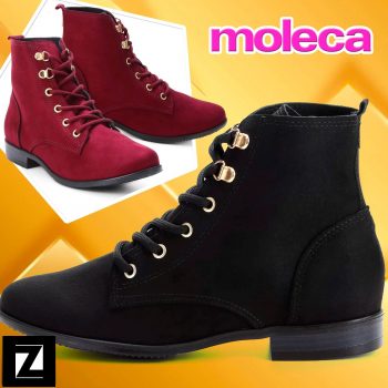 Bota Coturno Moleca Cano Médio Feminina  33 ao 39