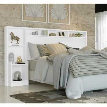 Cabeceira para Cama Box Casal Fênix Talismã com Nicho