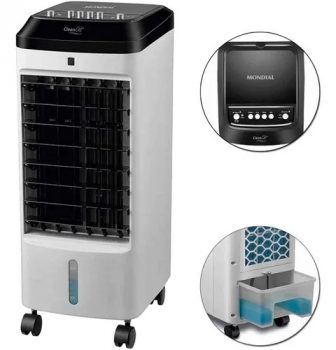Climatizador de Ar Torre Mondial Frio Umidificador - 3 Velocidades Clean Air