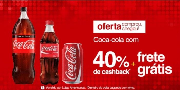 COCA-COLA 40% DE CASHBACK