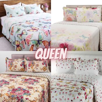 Colcha Queen Boutis com 2 Portas Travesseiros - Casa & Conforto