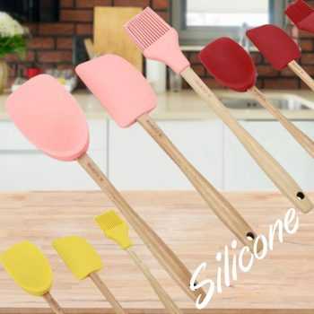 Conjunto de Utensílios de Silicone 3 Peças - La Cuisine