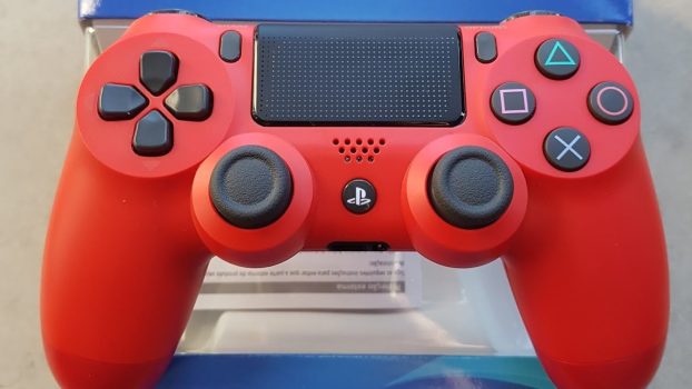 Controle Sony Dualshock 4 PS4, Sem Fio, Magma Vermelho CUH-ZCT2U
