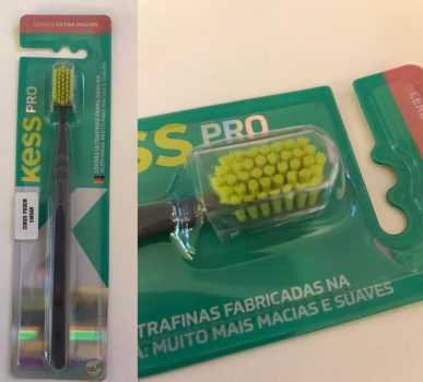 Escova Dental Pro Extra Macia, Kess, Multicor, 1 unidade