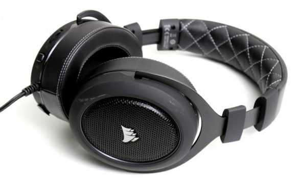 Headset Gamer Corsair HS60 PRO USB/P2, Surround 7.1,Drivers 50mm, Carbono - CA-9011213-NA