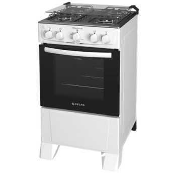Fogão 4 Bocas à Gás Atlas Mônaco Plus Acendimento Automático Branco Bivolt