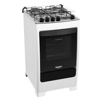 Fogão Dako 4 Bocas Supreme com Acendimento Automático Bivolt – Branco