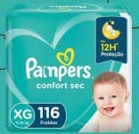 Fralda Pampers Confort Sec XG - 116 fraldas