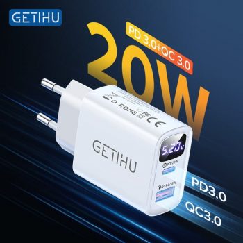 Getihu pd 20w carregador usb qc 3.0
