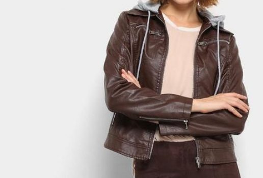 Jaqueta Moletom Facinelli Capuz Feminina