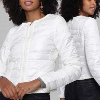 Jaqueta Puffer Eagle Rock Acinturada Feminina