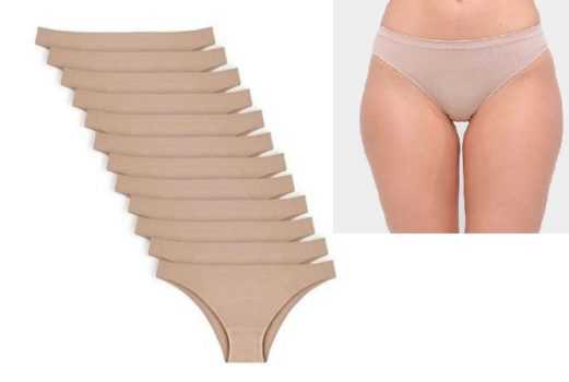 Kit Calcinha Tanga Trifil C/ 12 Peças