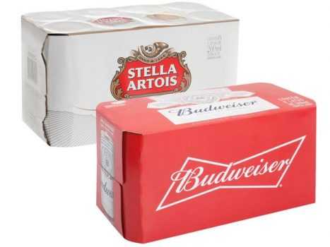 Kit Cerveja Stella Artois + Budweiser Lager - 16 Unidades 269ml
