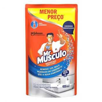 Limpador Mr Músculo Banheiro Total Refil 400ml