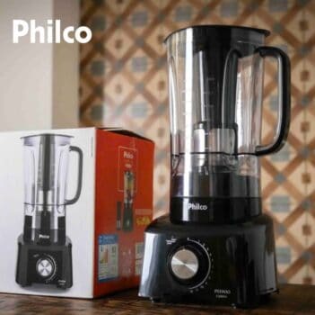 Liquidificador Philco PH900 Preto com Filtro - 12 Velocidades 1200W