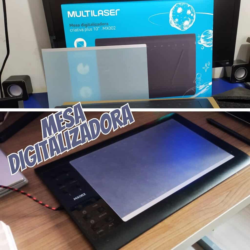 Mesa Digitalizadora Criativa 10" Plus Multi - MX002