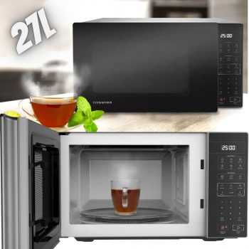 Micro-ondas Toshiba 27L SmartPlate Cinza