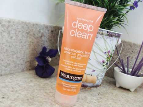 Sabonete Facial Deep Clean Grapefruit, Neutrogena, 80 g